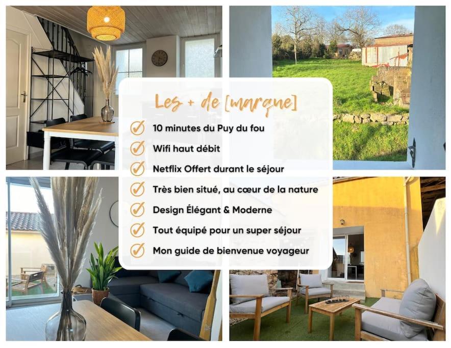 Ferienwohnung Puy Du Fou Les Herbiers Exterior foto